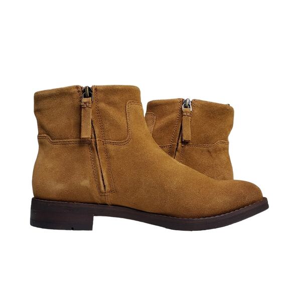 FRANCO SARTO Womens 7 Malina Suede Boot in Whiskey Brown NEW - Picture 6 of 12